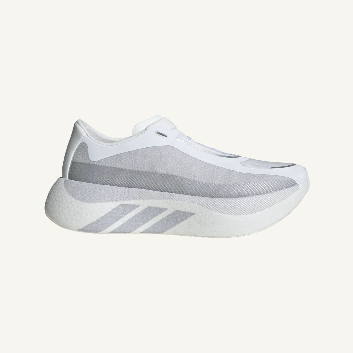 adidas Hyperboost Edge white and grey running shoes
