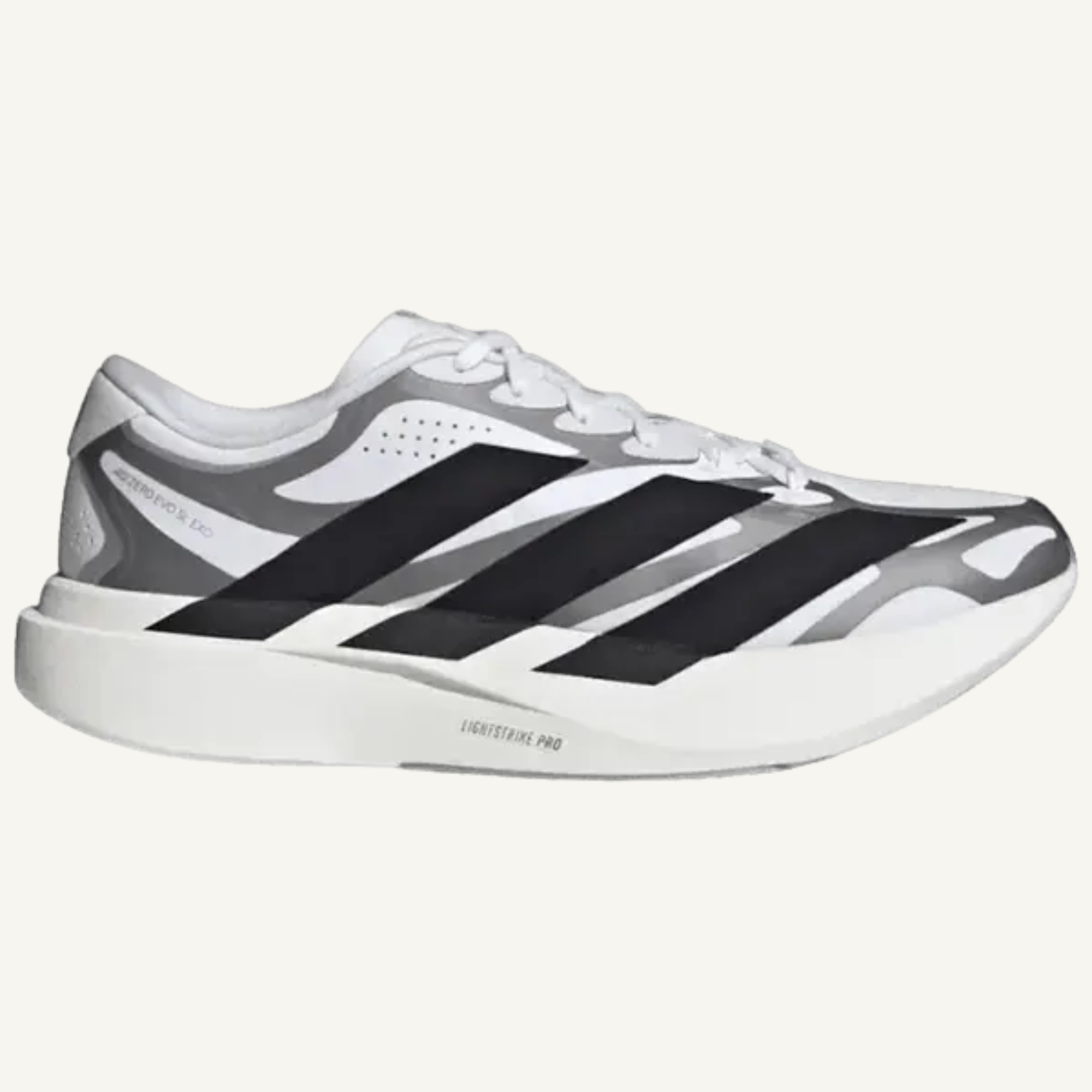 adidas Adizero Evo SL EXO white black silver running shoes