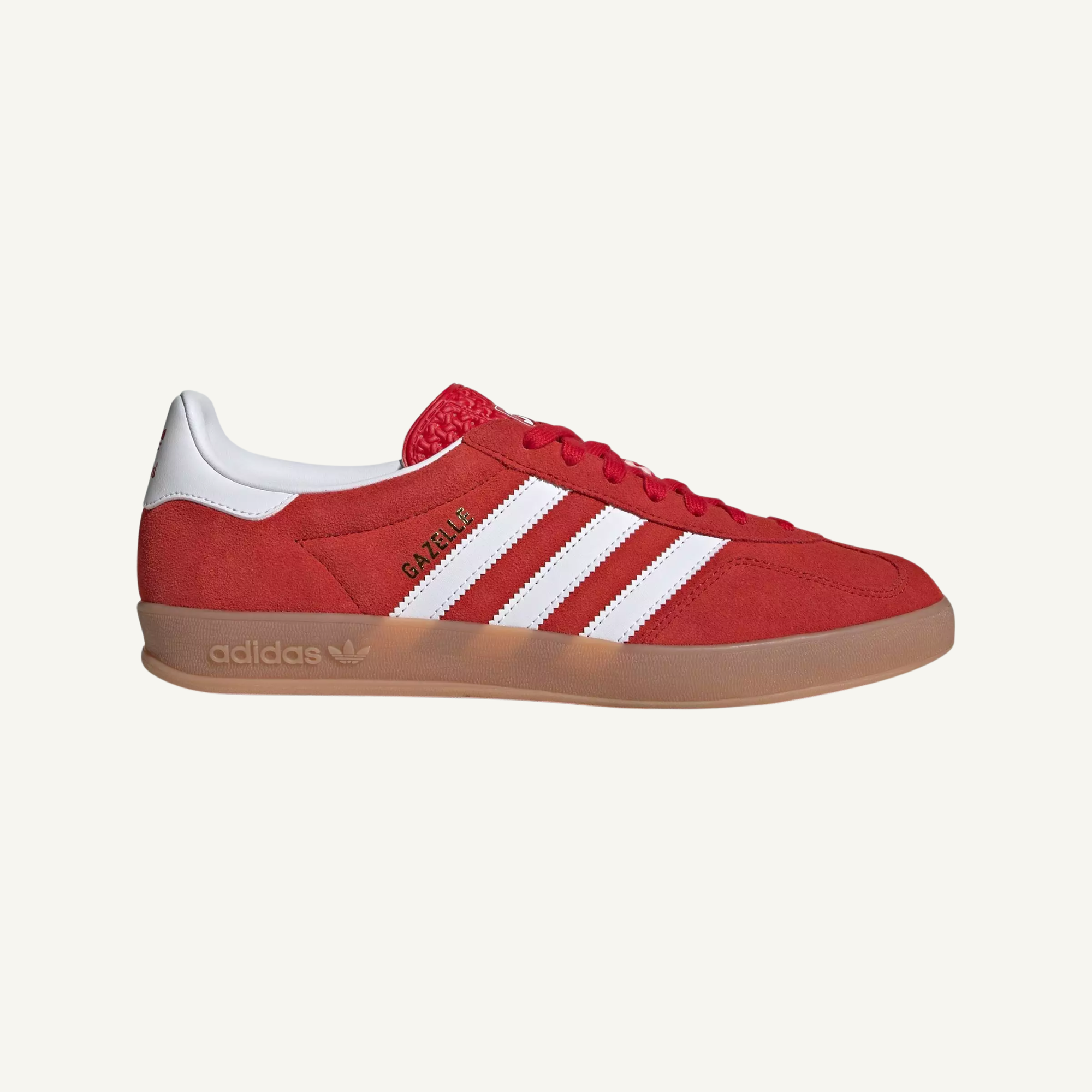 Adidas Originals Men's Red Gazelle Indoor Sneakers, JI2063