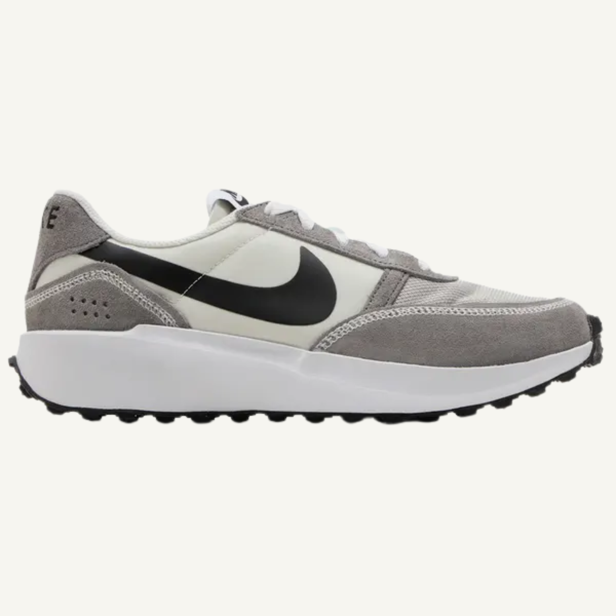 Nike Men's Grey Waffle Debut 'Flat Pewter' Sneakers, FJ4195-003