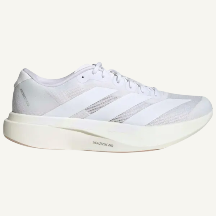 Adidas Men's White/Sandstone Adizero Evo SL Sneakers, KI6923