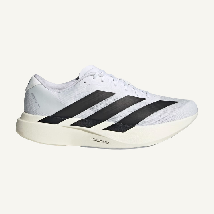 Adidas Adizero EVO SL white running shoes