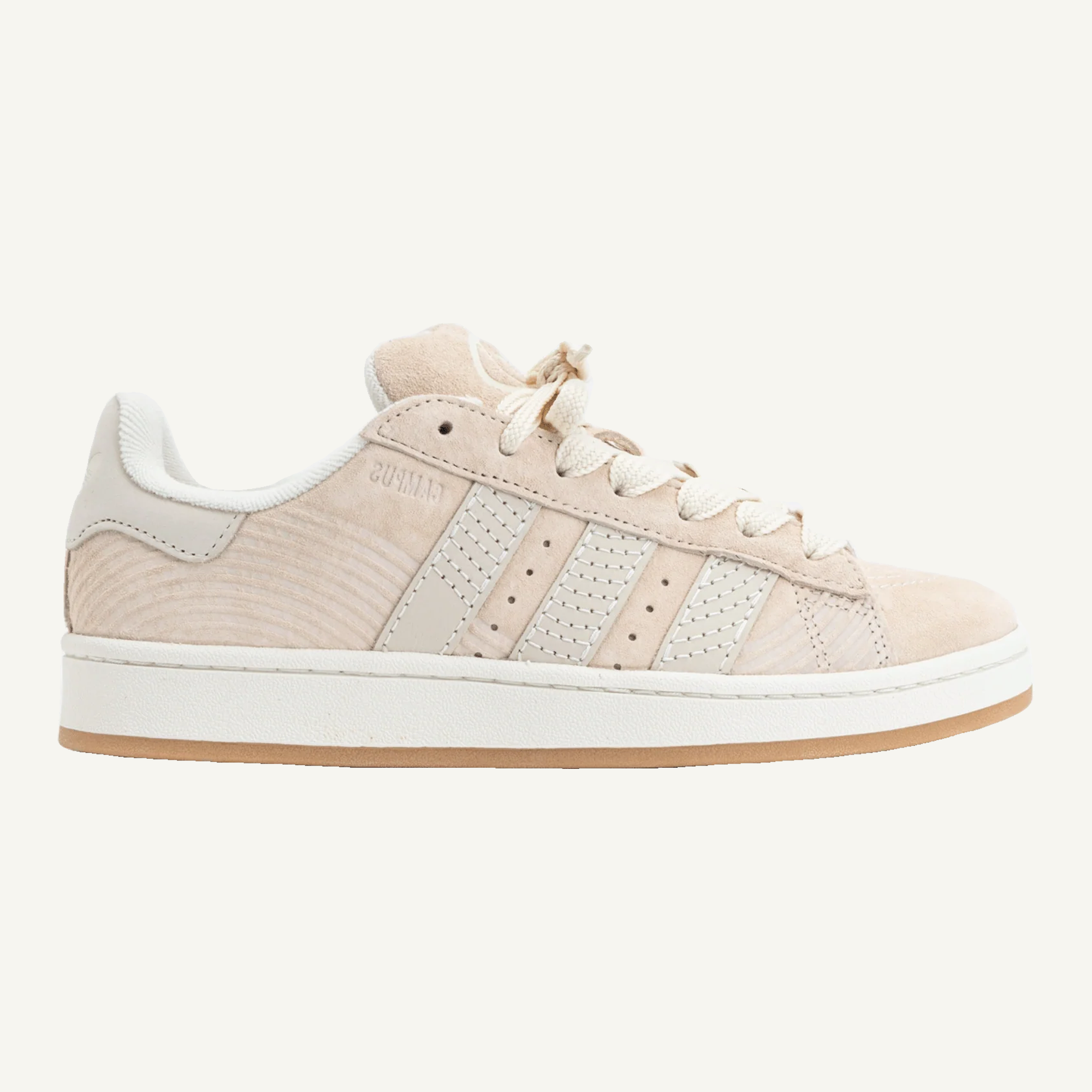 adidas Campus 00s in cream Zen Garden, the roomiest adidas heritage silhouette