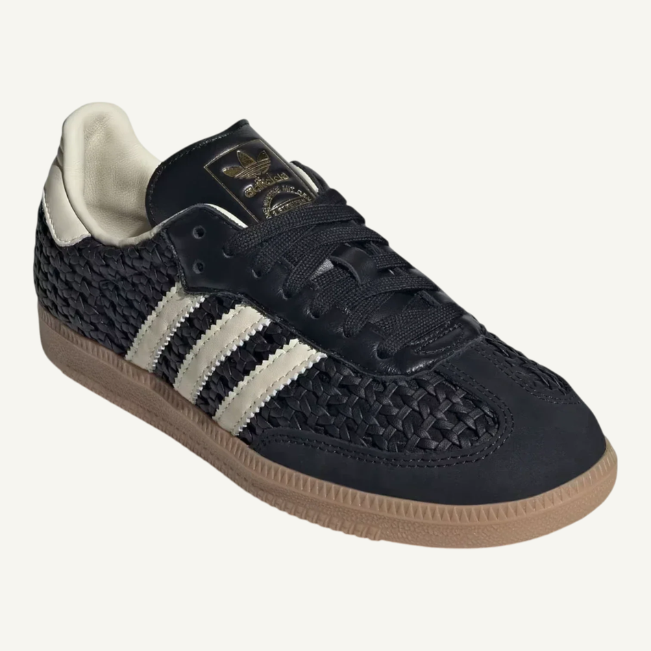 Adidas Originals Zapatillas Samba OG para mujer en negro y crema, HQ9282