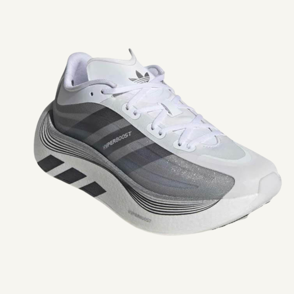 Adidas Black/White/Silver Hyper Boost Euphoria LT Sneakers, Men's LA5997