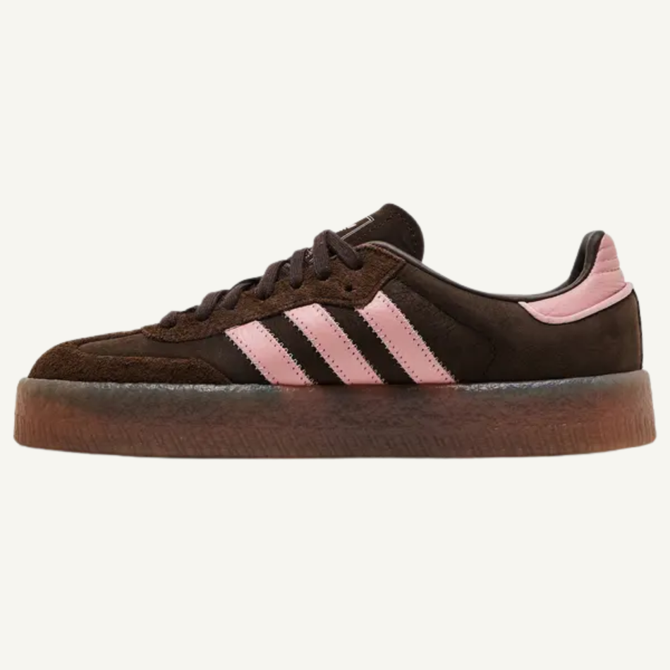 Adidas Originals Women's Brown/Wonder Mauve Sambae Sneakers, JI2744 (No Box)