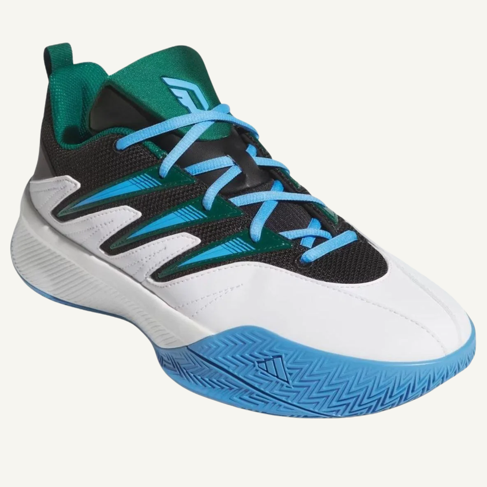 Adidas Men's White Dame Certified 3 Low 'Milwaukee Bucks' Shoes, JI1541 (No Box)