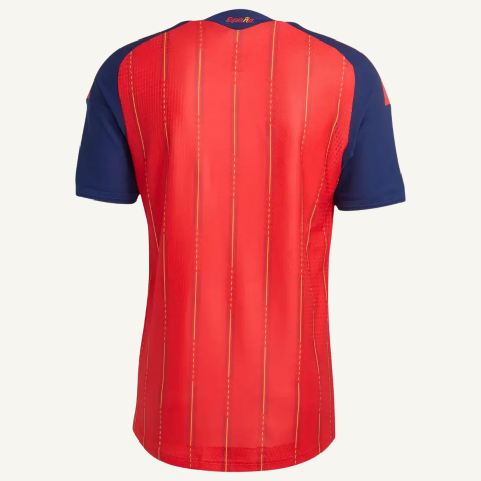 Adidas Men's Vivid Red Spain 26 Home Authentic Jersey, JN4366