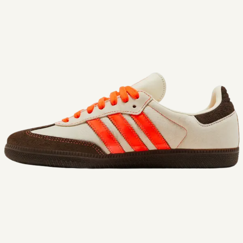 Adidas Originals Women's Solar Orange/Cream Samba OG Shoes, JI2732 (No Box)