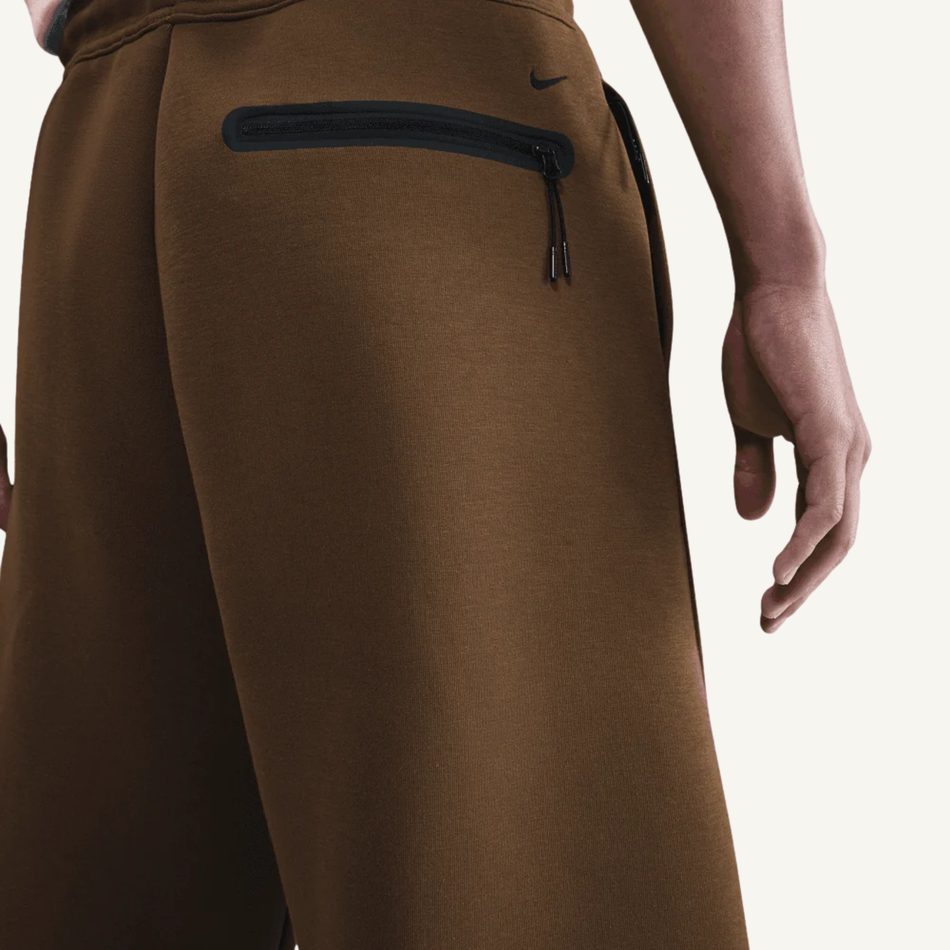 Nike Men's Brown Tech Fleece Loose-Fit Open Hem Pants, HV6541 235