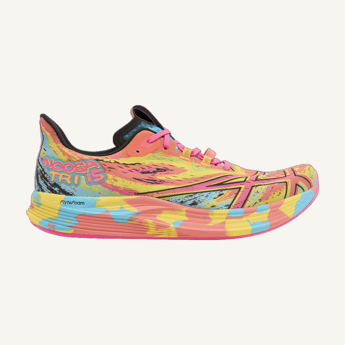 ASICS Men's Aquarium/Vibrant Yellow Noosa Tri 15 Running Shoes, 1011B609 400