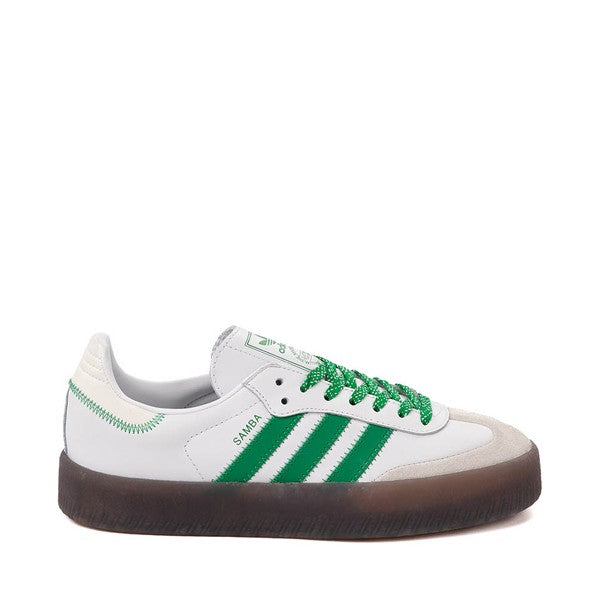 Adidas Originals Women's Sambae Sneakers, Green/White/White, IE9105