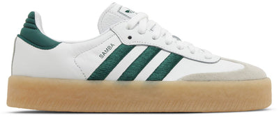 Adidas Originals Women's Sambae Sneakers, Cloud White / Collegiate Green / Cloud White, ID0440