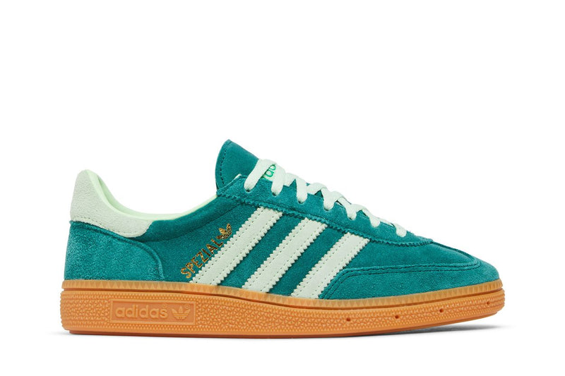 Adidas Originals Women's Handball Spezial Sneakers, Collegiate Green / Semi Green Spark / Gum, IE5896