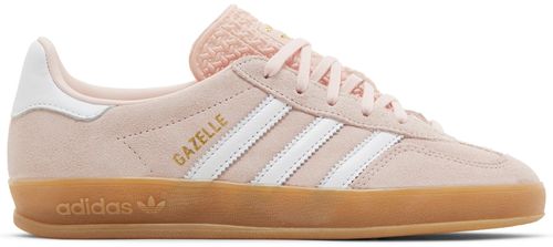 Adidas Originals Women's Gazelle Indoor Sneakers, Sandy Pink / Cloud White / Gum, IH5484