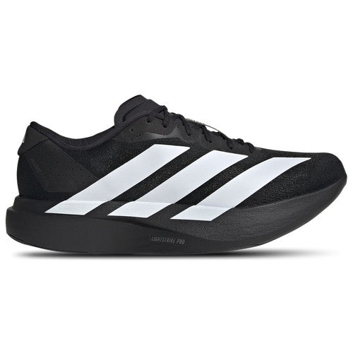 Adidas Men's Black Adizero EVO SL Sneakers, Core Black / Cloud White / Core Black, JP7149