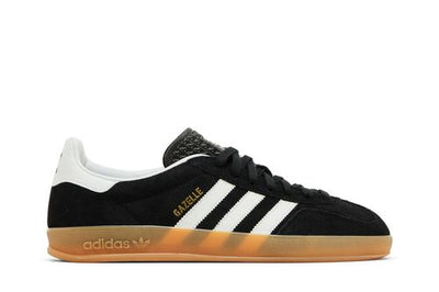 Adidas Originals Men's Gazelle Indoor Sneakers, Core Black / Cloud White / Gum, JI2060