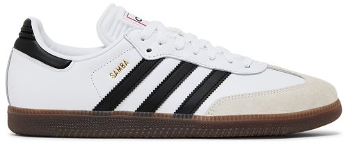 Adidas Originals Men's Samba OG Sneakers, White / Gum / Gold, IH6001