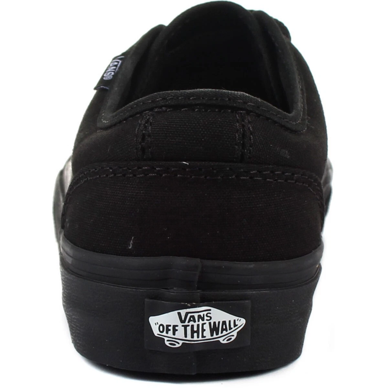 Vans Mens Black/Black 106 Vulcanized Canvas Sneakers, VN00099ZBLK