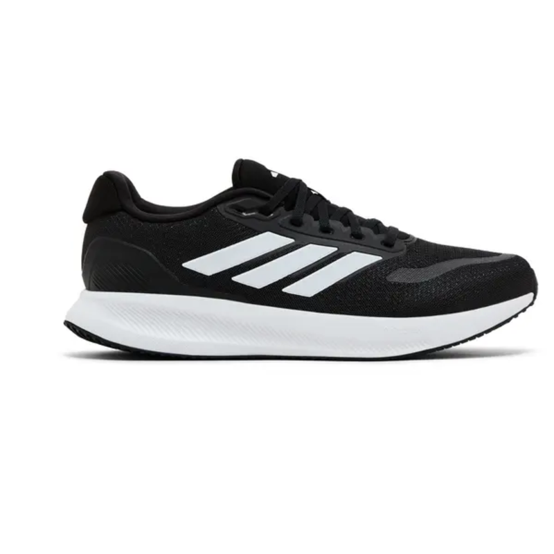 Zapatillas de running Adidas Runfalcon 5 anchas para hombre, color negro y blanco, IE0552