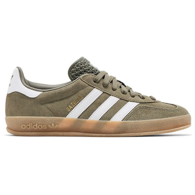 Adidas Originals Gazelle Indoor Sneakers, Olive Strata, JQ0174