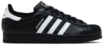 Adidas Originals Men's Superstar II Sneakers, Core Black / Cloud White / Core Black, JI0079