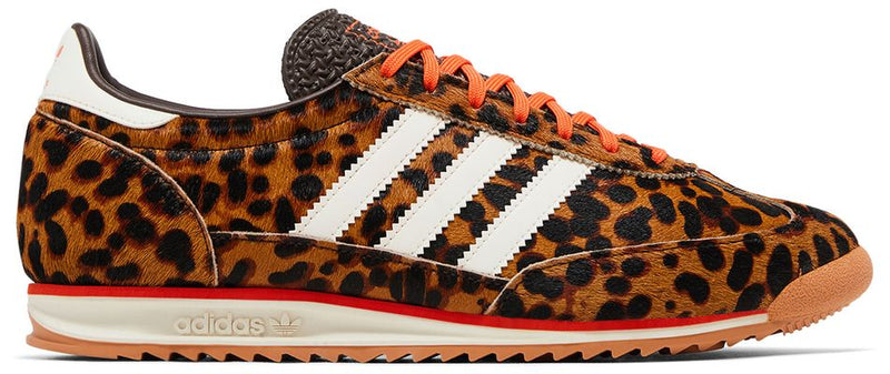 Adidas Women's SL 72 Vintage Sneakers, Dark Brown / Off White / Semi Impact Orange, JI0189