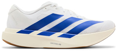 Adidas Men's Adizero EVO SL Sneakers, White/Royal, JS4494