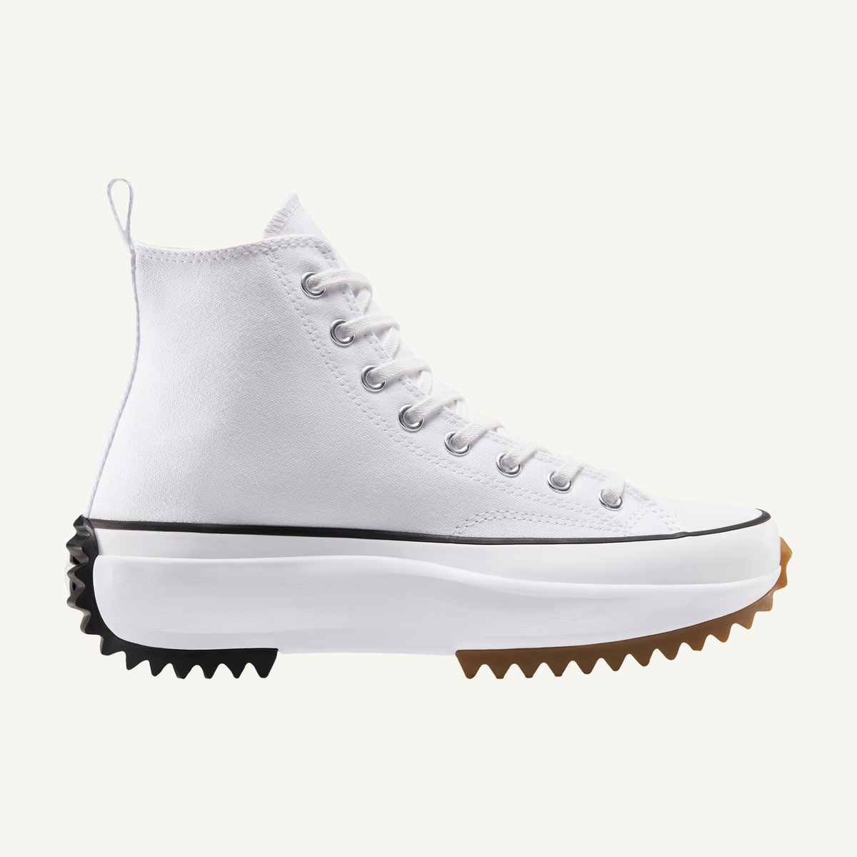 Converse Men's White/Black Run Star Hike High Top Sneakers, 166799C