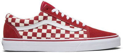 Vans Women's Old Skool Sneakers, Red Checkerboard, VN0A38G1P0T