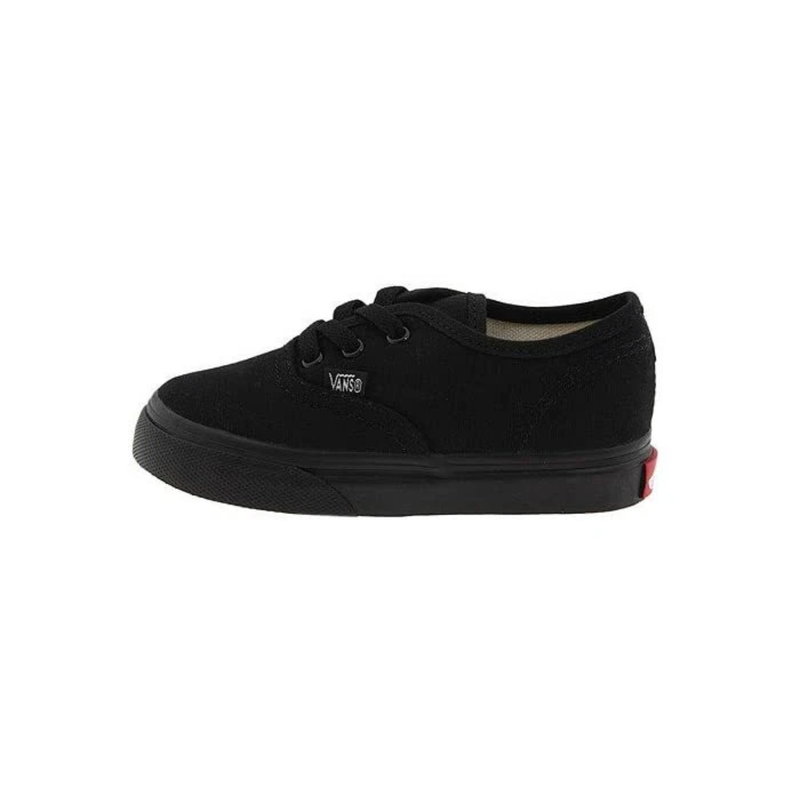 Zapatillas Vans de lona auténticas negras para niños pequeños, VN0ED9BKA