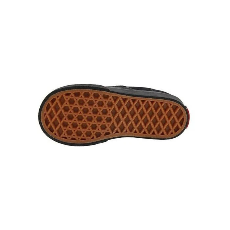 Zapatillas Vans de lona auténticas negras para niños pequeños, VN0ED9BKA