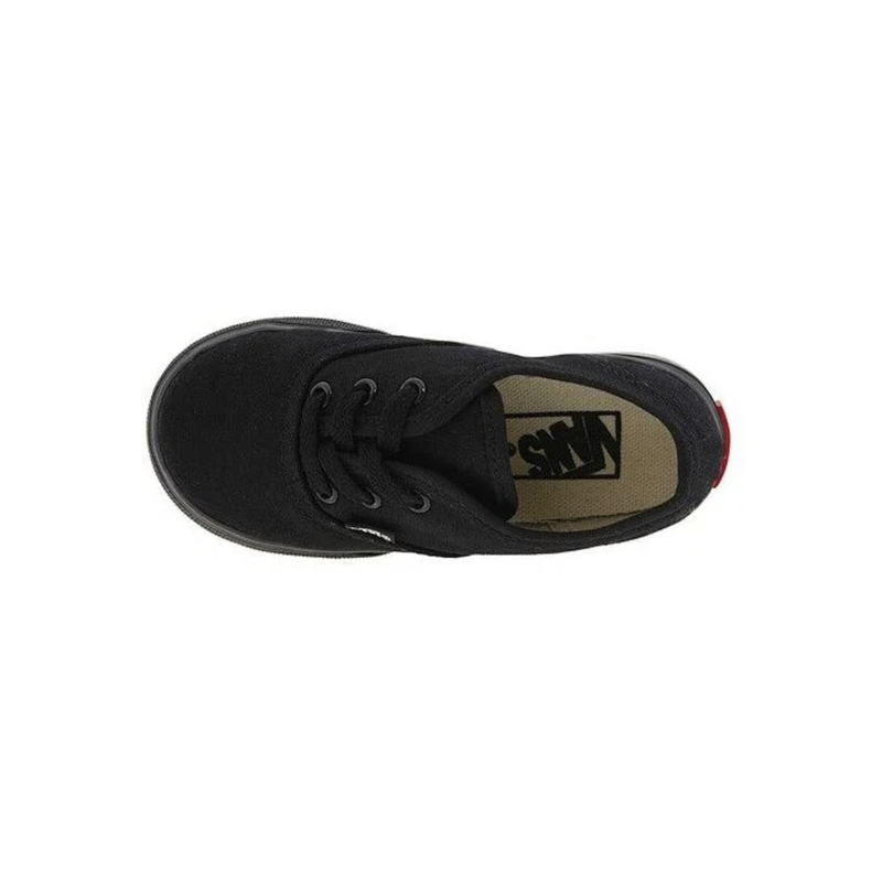 Zapatillas Vans de lona auténticas negras para niños pequeños, VN0ED9BKA