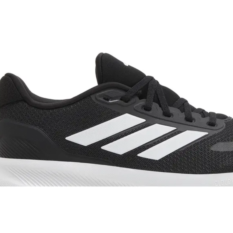 Adidas Mens Black Runfalcon 5 'Black White' Sneakers, IH7758