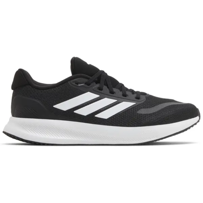 Adidas Mens Black Runfalcon 5 'Black White' Sneakers, IH7758