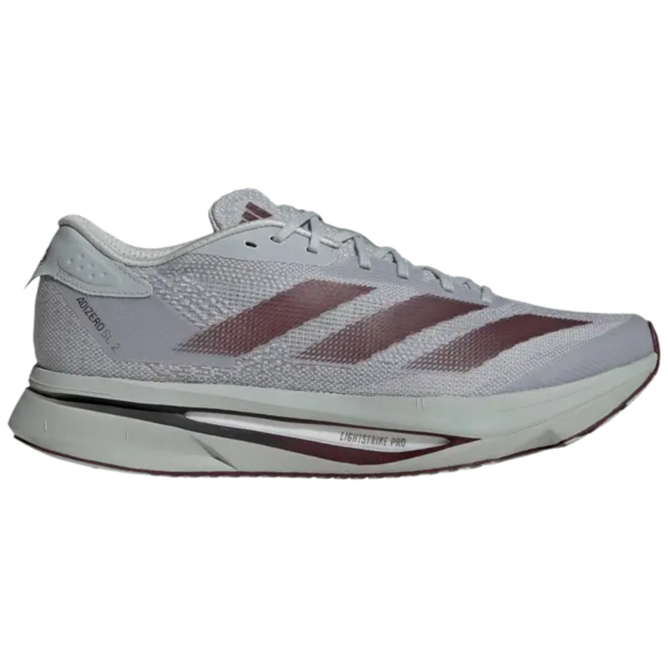 Adidas Men's Grey/Maroon Adizero SL2 Sneakers, JQ0233 (No Box)