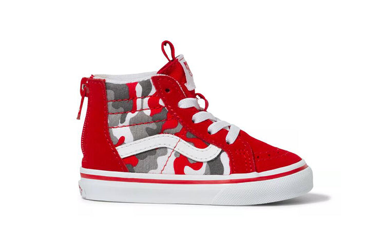 Vans Kids' HI Sneakers, Red / Black, VN000XG59EP