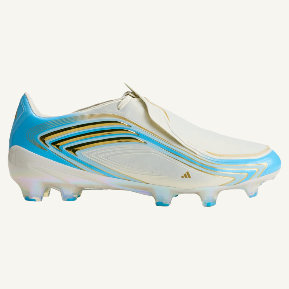 Adidas Men's Ivory/Blue x Messi F50 Elite FG Sneakers, IH1892