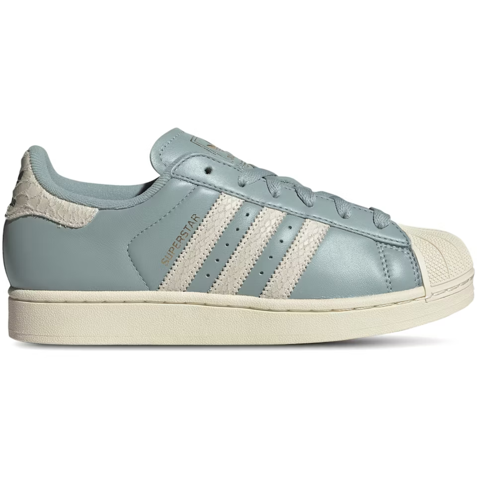 Adidas Originals Cream/Sage Superstar II Sneakers, KH8874