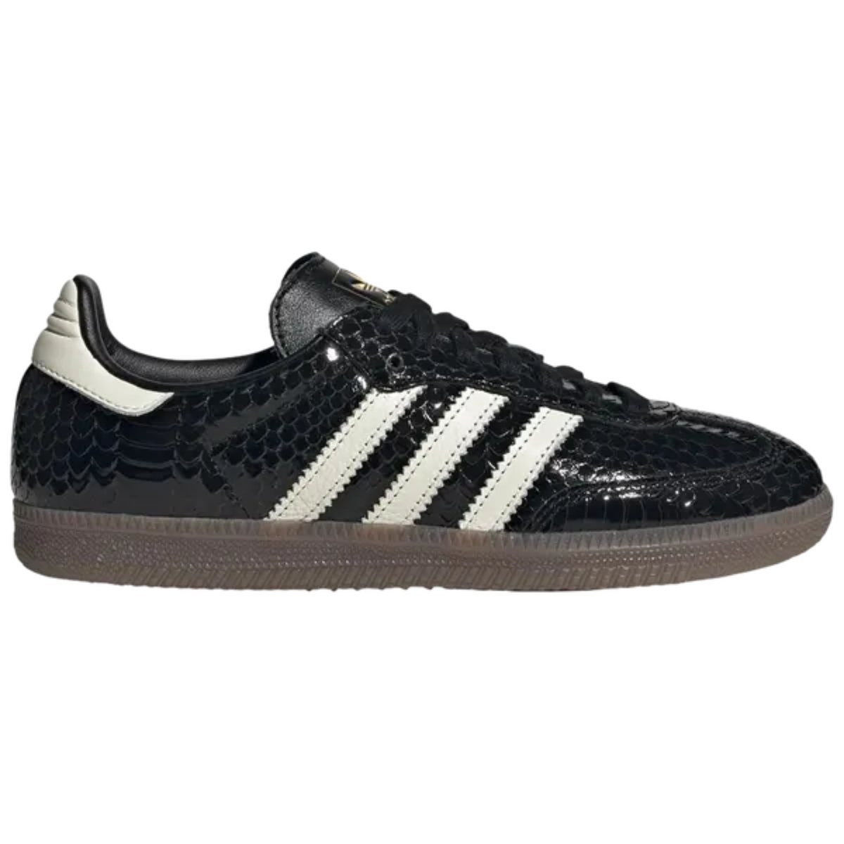 Adidas Originals Women's Black/Off White Snakeskin Samba OG