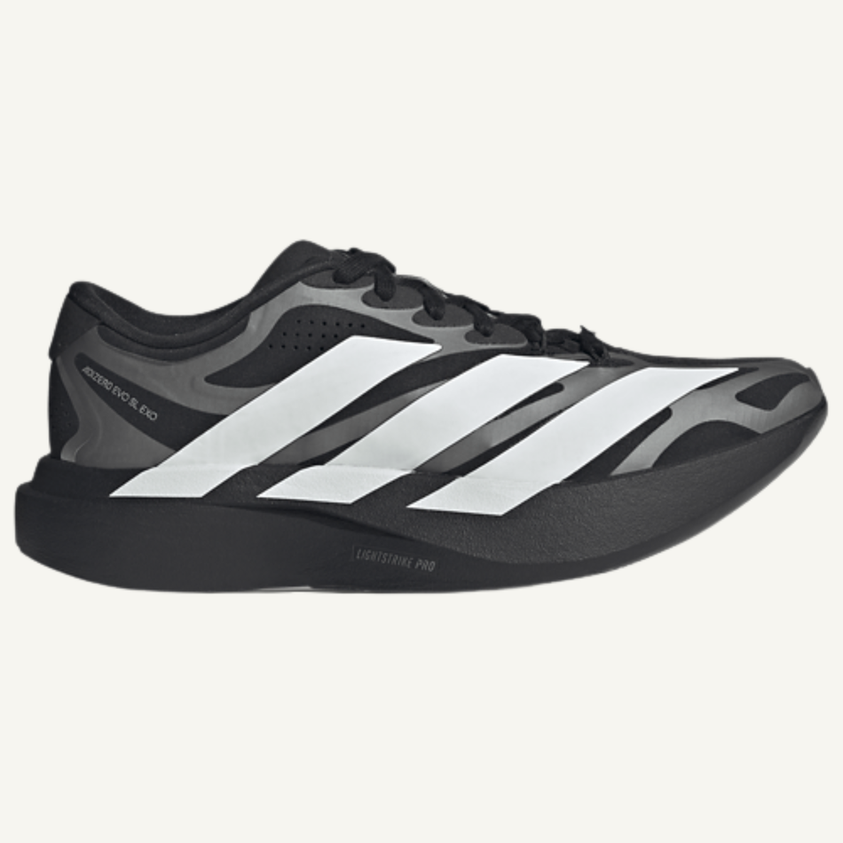 Adidas Women's Black Adizero Evo SL EXO Sneakers, KI4783