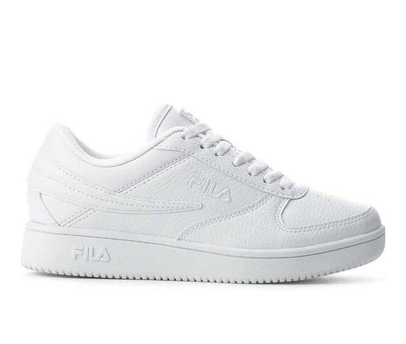 Zapatillas bajas FILA de piel blanca para mujer, triple blanco, 5CM01116-100