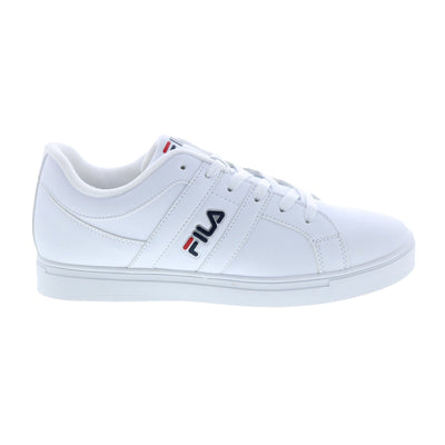 FILA Men's Boca On The 8 Sneakers, White/Navy/Red, 1BM00164-125