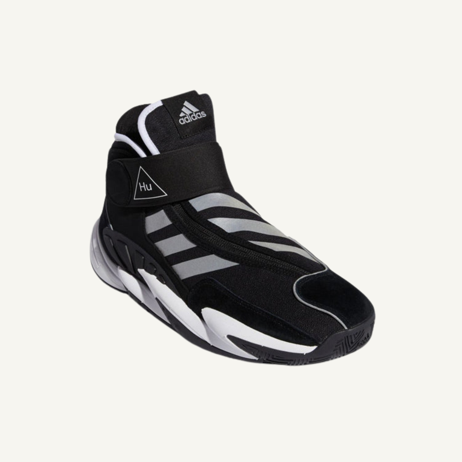 Adidas Men's Black Pharrell x Crazy BYW 0 To 60 HU Sneakers, EG9919 (No Box)