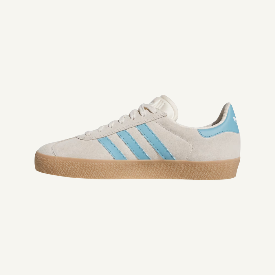 Adidas Originals Men's Cream/Blue Gazelle ADV Sneakers, JP8518 (No Box)