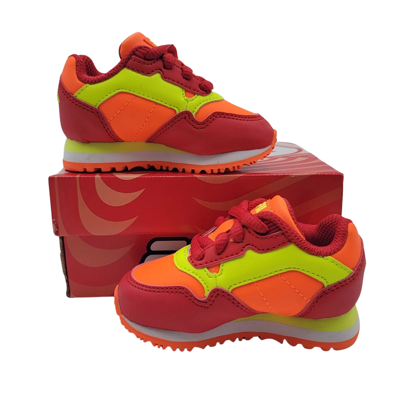 Zapatillas Fila CB con bloques de color rojo/naranja/amarillo, 7RM02044-832