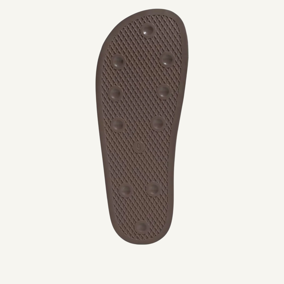 Adidas Originals Men's Black/Gum Adimule Slides, JQ4367