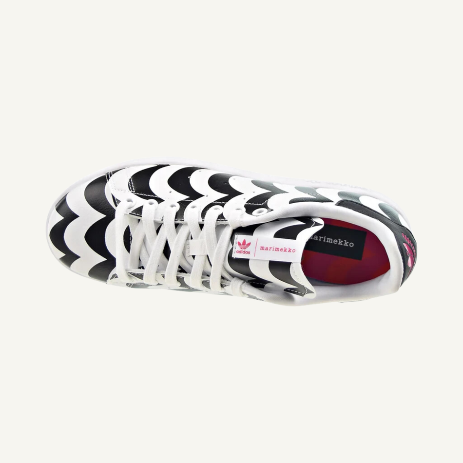 Adidas Women's White/Black Marimekko x Stan Smith Sneakers, HO5757 (No Box)