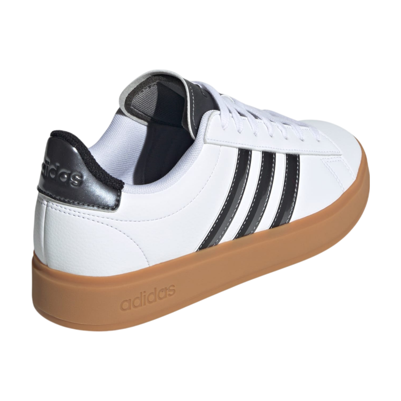 Adidas Women's Pink/Scarlet/Black Grand Court 2.0 Sneakers, JH8683 (No Box)