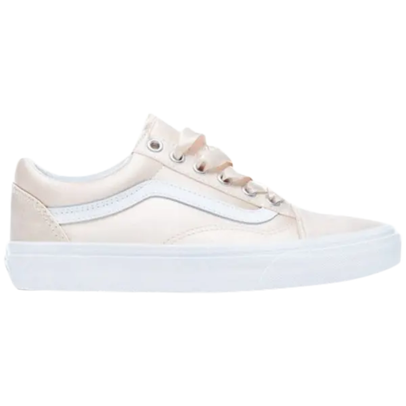 Vans Mens Cream Old Skool 'Satin Lux - Blush' Sneakers, VN0A38G1R1G